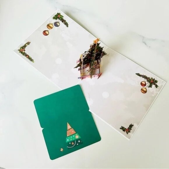NTD 3D Pop Up Laser Cut Merry Christmas Card Holidays Gift - Picture 7 of 12